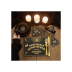 Black Talking Board Placemat and Coaster Set