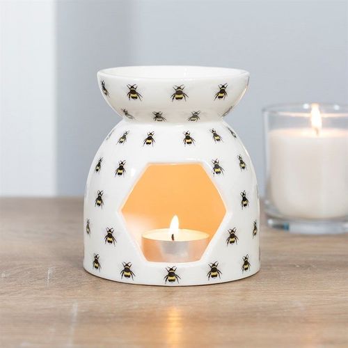 All Over Bee Print Oil Burner | Inspired Creative Gifts | UK Supplier