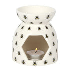All Over Bee Print Oil Burner | Inspired Creative Gifts | UK Supplier