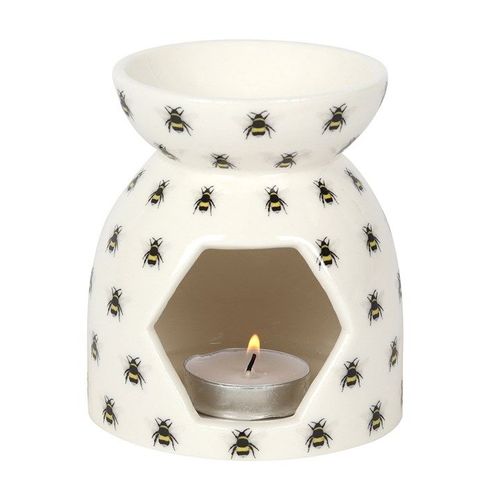 All Over Bee Print Oil Burner | Inspired Creative Gifts | UK Supplier