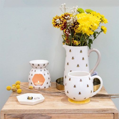 All Over Bee Print Oil Burner | Inspired Creative Gifts | UK Supplier