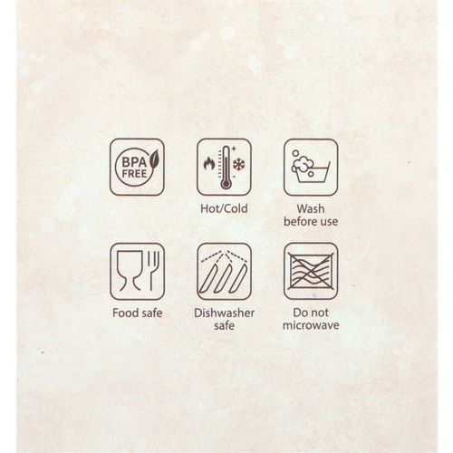 All Over Mushroom Print Metal Water Bottle | Inspired Creative Gifts | UK Supplier