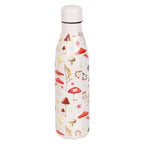 All Over Mushroom Print Metal Water Bottle | Inspired Creative Gifts | UK Supplier