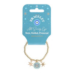 All Seeing Eye Beaded Charm Bracelet | Inspired Creative Gifts | UK Supplier