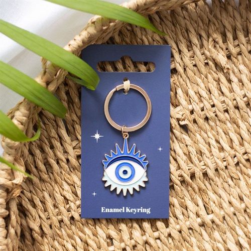 All Seeing Eye Metal Keyring | Inspired Creative Gifts | UK Supplier