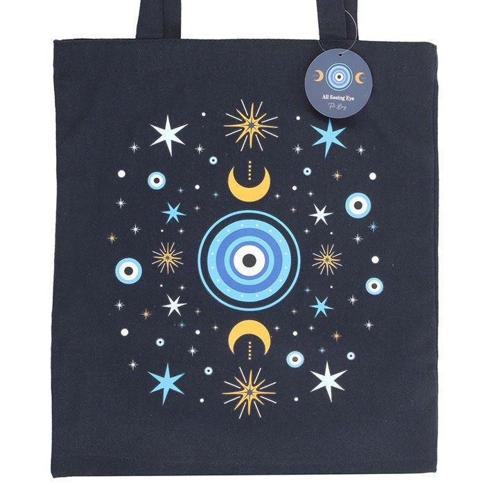 All Seeing Eye Polycotton Tote Bag | Inspired Creative Gifts | UK Supplier