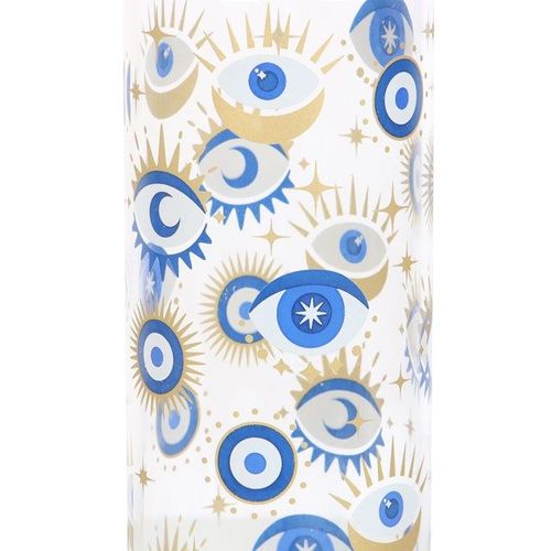 All Seeing Eye Reusable Glass Water Bottle | Inspired Creative Gifts | UK Supplier