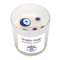 All Seeing Eye White Sage Crystal Chip Protection Candle | Inspired Creative Gifts | UK Supplier