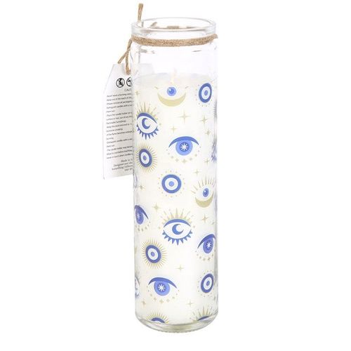 All Seeing Eye White Sage Tube Candle | Inspired Creative Gifts | UK Supplier