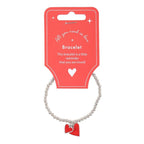 All You Need Is Love Beaded Heart Charm Bracelet | Inspired Creative Gifts | UK Supplier