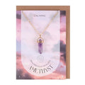 Amethyst Crystal Necklace Card | Inspired Creative Gifts | UK Supplier