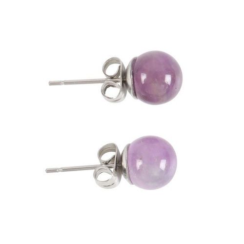 Amethyst Semi Precious Crystal Earrings | Inspired Creative Gifts | UK Supplier