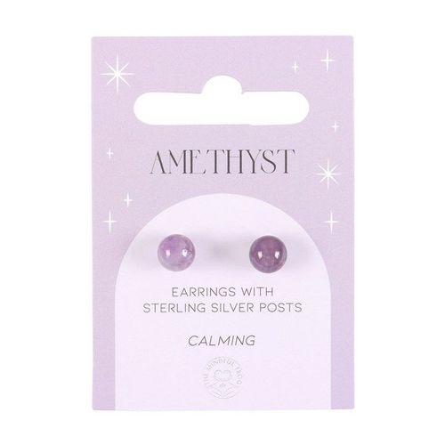 Amethyst Semi Precious Crystal Earrings | Inspired Creative Gifts | UK Supplier