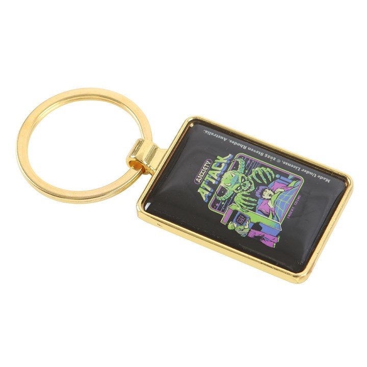 Anxiety Attack Keyring by Steven Rhodes | Inspired Creative Gifts | UK Supplier