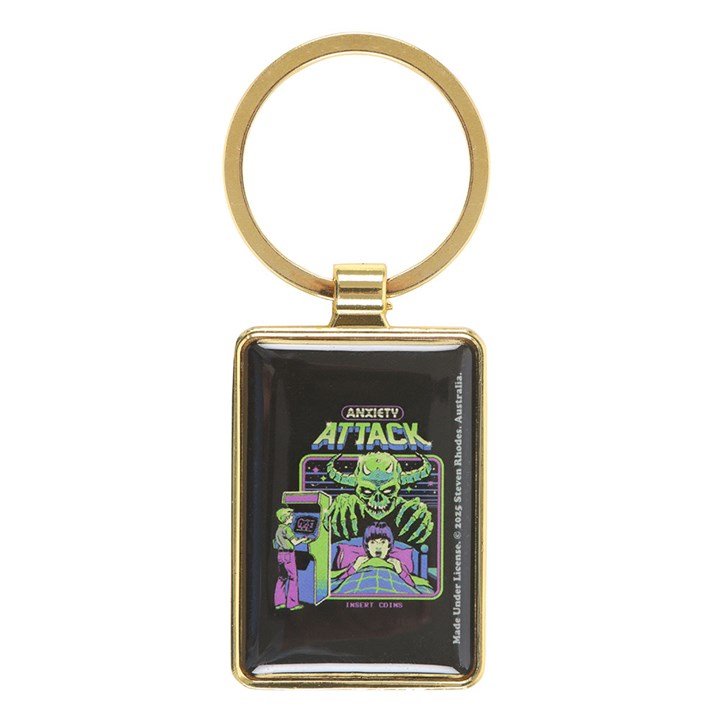Anxiety Attack Keyring by Steven Rhodes | Inspired Creative Gifts | UK Supplier