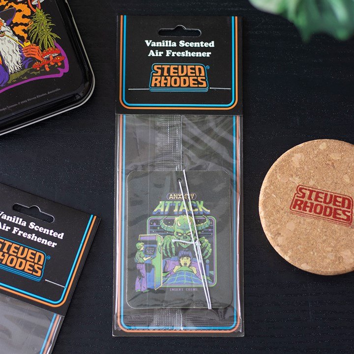 Anxiety Attack Vanilla Air Freshener by Steven Rhodes | Inspired Creative Gifts | UK Supplier