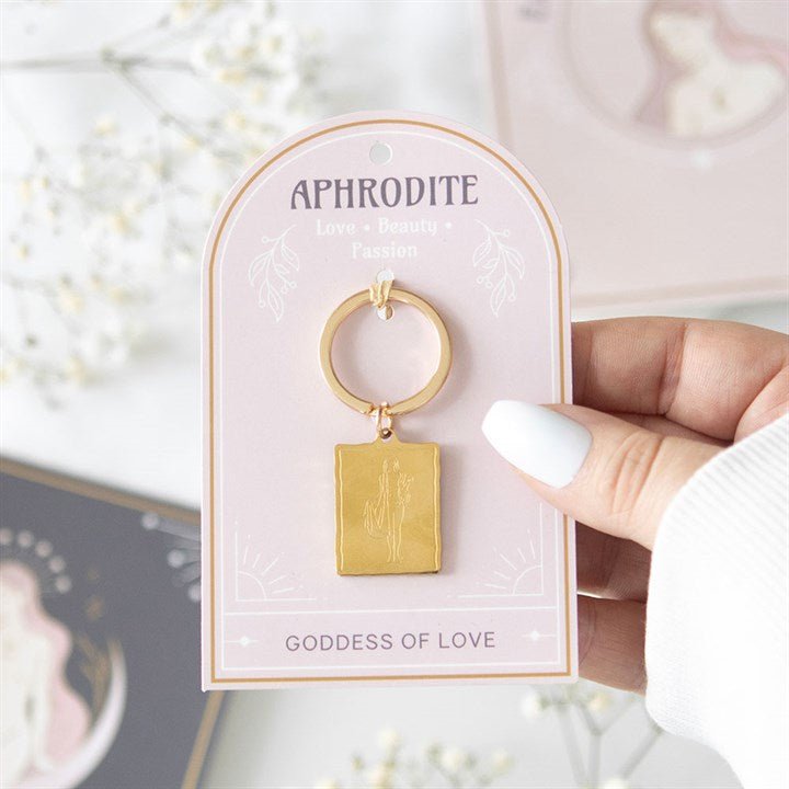 Aphrodite Goddess Talisman Keyring | Inspired Creative Gifts | UK Supplier