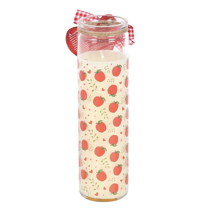 Apple Print Apple Pie Tube Candle | Inspired Creative Gifts | UK Supplier