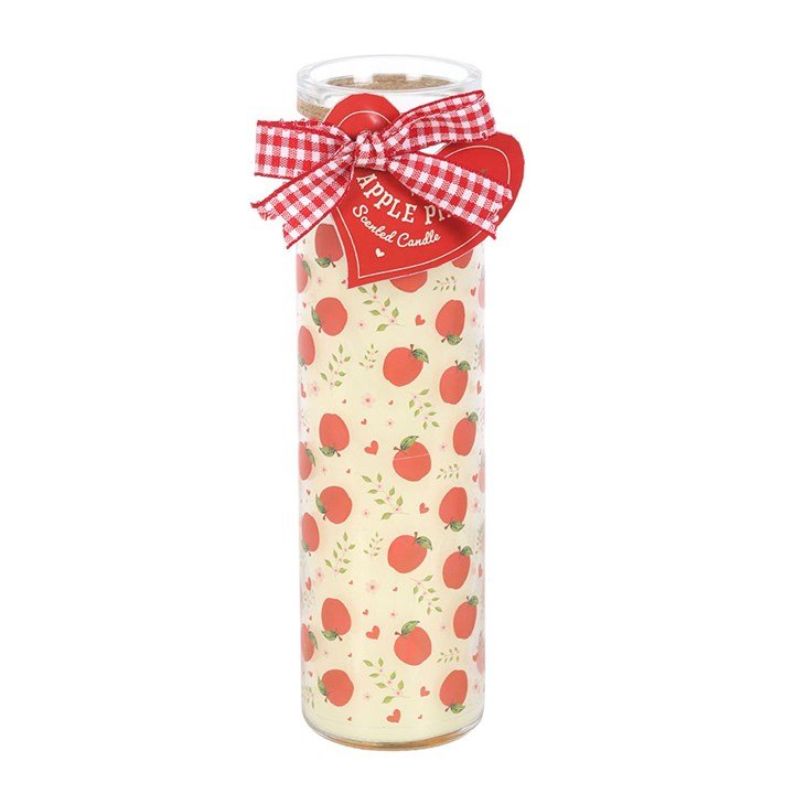 Apple Print Apple Pie Tube Candle | Inspired Creative Gifts | UK Supplier