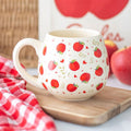 Apple Print Rounded Mug | Inspired Creative Gifts | UK Supplier