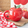 Apple Shaped Lidded Mug | Inspired Creative Gifts | UK Supplier