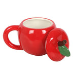 Apple Shaped Lidded Mug | Inspired Creative Gifts | UK Supplier