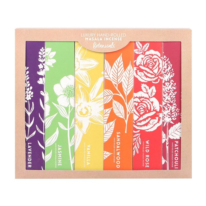 Aromatic Botanical Masala Incense Stick Variety Set | Inspired Creative Gifts | UK Supplier