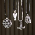 Arrowhead of Strength Viking Cord Necklace | Inspired Creative Gifts | UK Supplier
