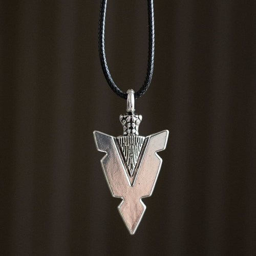 Arrowhead of Strength Viking Cord Necklace | Inspired Creative Gifts | UK Supplier