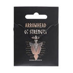 Arrowhead of Strength Viking Cord Necklace | Inspired Creative Gifts | UK Supplier