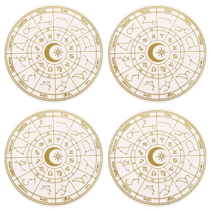 Astrology Wheel Coaster Set | Inspired Creative Gifts | UK Supplier