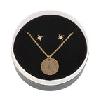 Astrology Wheel Earring and Necklace Set | Inspired Creative Gifts | UK Supplier
