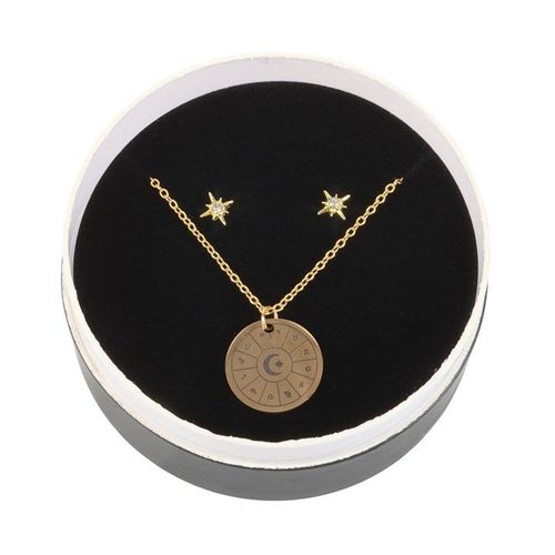 Astrology Wheel Earring and Necklace Set | Inspired Creative Gifts | UK Supplier