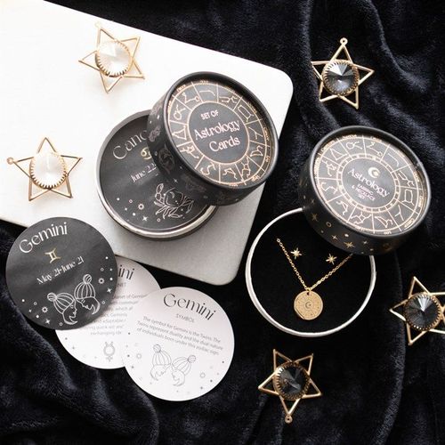 Astrology Wheel Earring and Necklace Set | Inspired Creative Gifts | UK Supplier