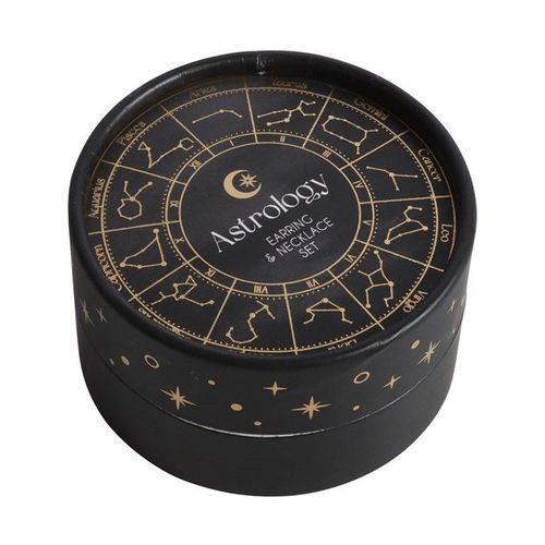 Astrology Wheel Earring and Necklace Set | Inspired Creative Gifts | UK Supplier