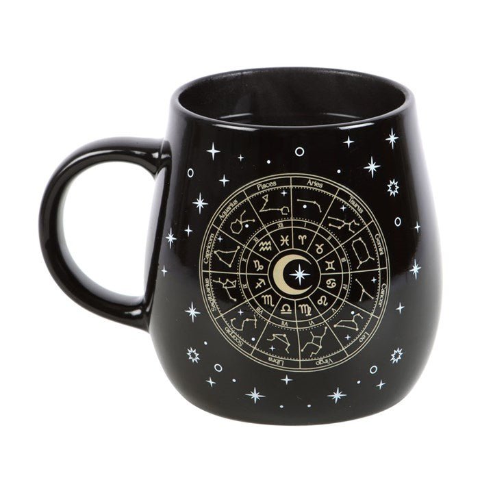 Astrology Wheel Heat Change Mug | Inspired Creative Gifts | UK Supplier