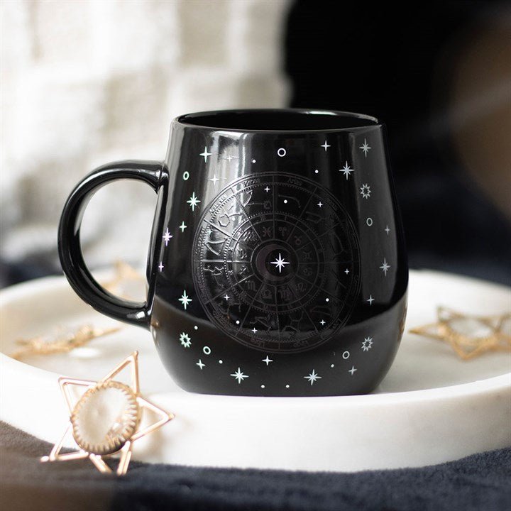 Astrology Wheel Heat Change Mug | Inspired Creative Gifts | UK Supplier