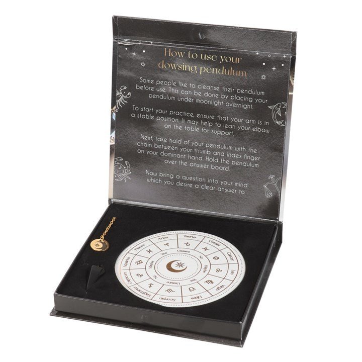 Astrology Wheel Pendulum Divination Kit | Inspired Creative Gifts | UK Supplier