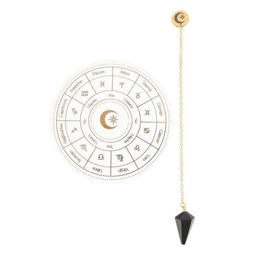 Astrology Wheel Pendulum Divination Kit | Ornaments | Inspired Creative Gifts