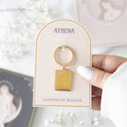 Athena Goddess Talisman Keyring | Inspired Creative Gifts | UK Supplier