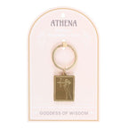 Athena Goddess Talisman Keyring | Inspired Creative Gifts | UK Supplier