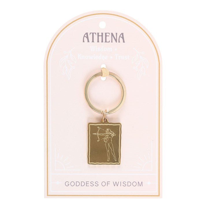 Athena Goddess Talisman Keyring | Inspired Creative Gifts | UK Supplier