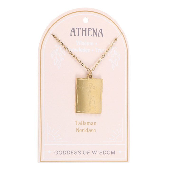Athena Goddess Talisman Necklace | Inspired Creative Gifts | UK Supplier
