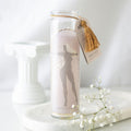 Athena Goddess Tube Candle with Clear Quartz Crystals | Inspired Creative Gifts | UK Supplier