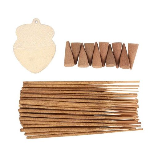 Autumn Acorn Warm Vanilla Incense Gift Set | Inspired Creative Gifts | UK Supplier