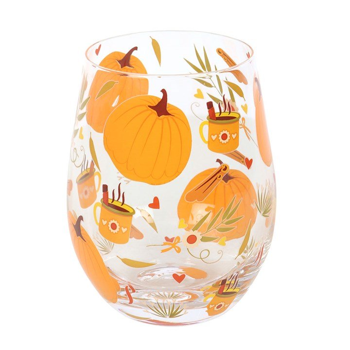 Autumn Days Print Stemless Glass | Inspired Creative Gifts | UK Supplier