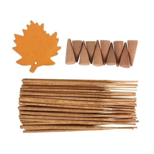 Autumn Leaf Orange & Cinnamon Incense Gift Set | Inspired Creative Gifts | UK Supplier