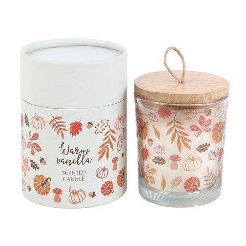 Autumn Leaves Warm Vanilla Candle | Inspired Creative Gifts | UK Supplier