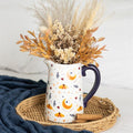 Autumn Magic Harvest Moon Print Ceramic Flower Jug | Inspired Creative Gifts | UK Supplier