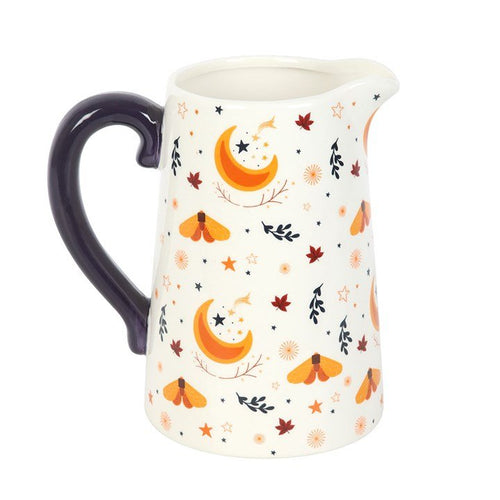 Autumn Magic Harvest Moon Print Ceramic Flower Jug | Tableware | Inspired Creative Gifts